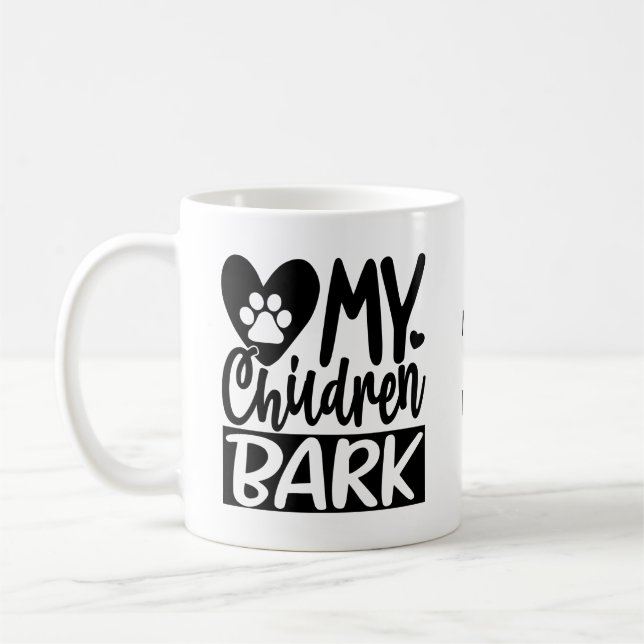 Taza De Café Coffee Mug, padre de perro, personalizable (Izquierda)