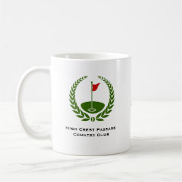 Taza De Café Coffee Mug personalizado del club de golf