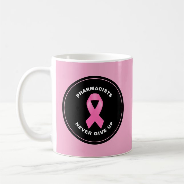 Taza De Café Coffee Mug Personalizado Farmacéutico De Cinta Ros (Izquierda)