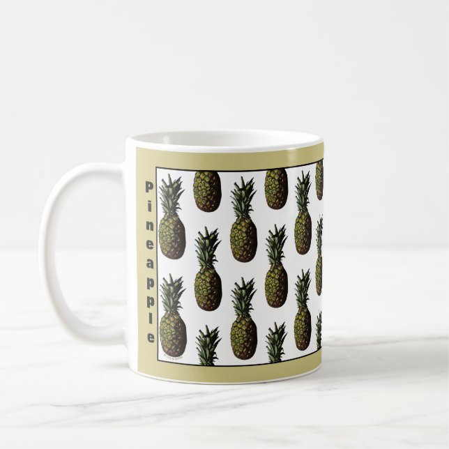Taza De Café Coffee Mug piña (Izquierda)