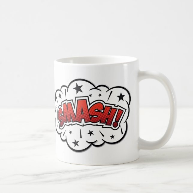 Taza De Café Coffee Mug - Pop Art Smash (Derecha)