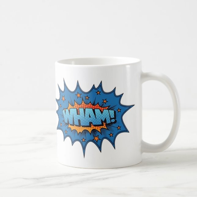 Taza De Café Coffee Mug - Pop Art Wham (Derecha)