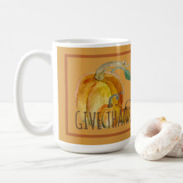 Taza De Café Coffee Mug: Pumpkin Harvest Blessing