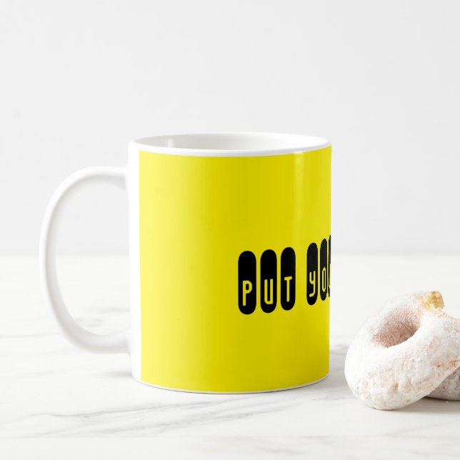 Taza De Café Coffee Mug RMDESIGNFLO55 (Con donut)