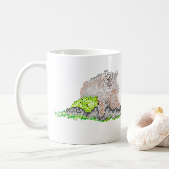 Taza De Café Coffee Mug : Sed (Con donut)