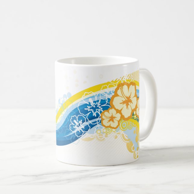 Taza De Café Coffee Mug-Tropics (Anverso derecho)