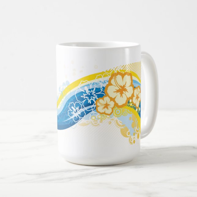 Taza De Café Coffee Mug-Tropics (Anverso derecho)