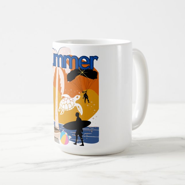 Taza De Café Coffee Mug : verano (Anverso derecho)