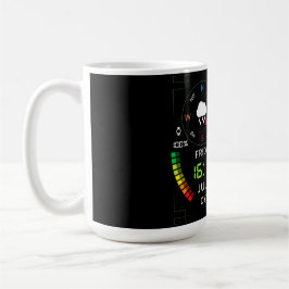 Taza De Café Coffee Mug with a Humorous Digital Design