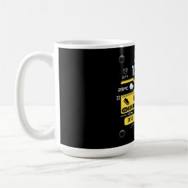 Taza De Café Coffee Mug with a Humorous Digital Design