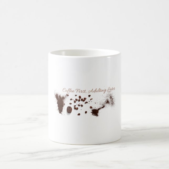 Taza De Café Coffee Mug with Design. (Centro)