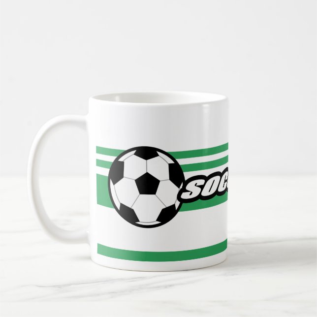 Taza De Café Coffee Mugs del jugador de fútbol (Izquierda)
