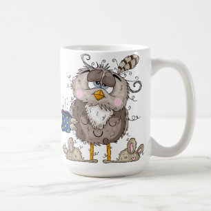 Taza De Café Coffee Mugs divertidos - Lechuza dorsal - Regalos