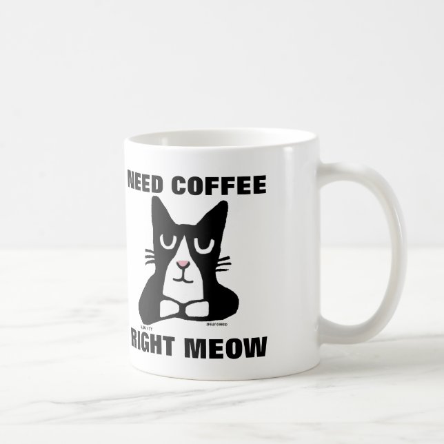 Taza De Café Coffee Mugs divertidos, Panda Kitty (Derecha)