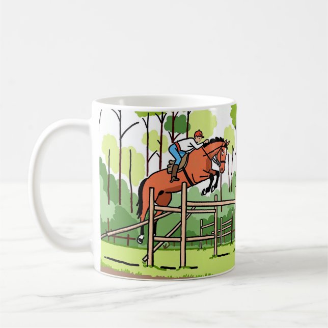 Taza De Café ¡Coffee Mugs para los amantes de los caballos! (Izquierda)