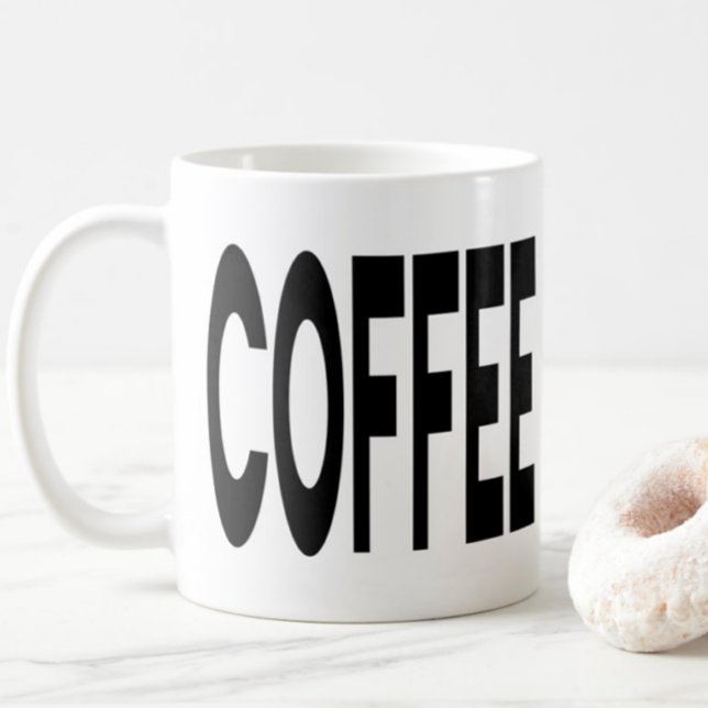Taza De Café COFFEE ON CALL Typography Funny Humor (Subido por el creador)