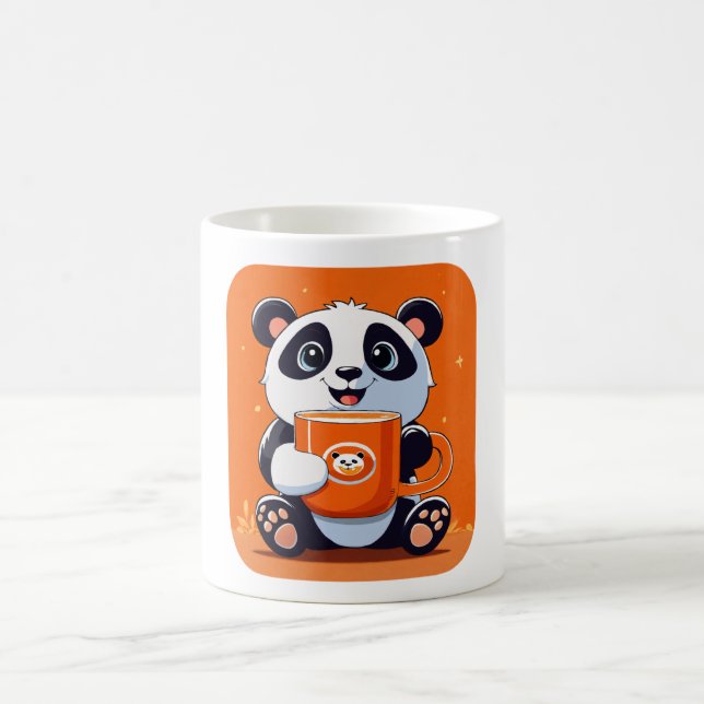 Taza De Café Coffee Panda: Sobrecarga de atención (Centro)