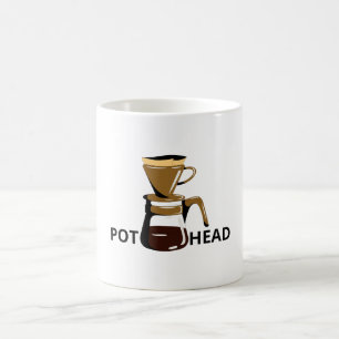 Taza De Café Coffee Pot Head