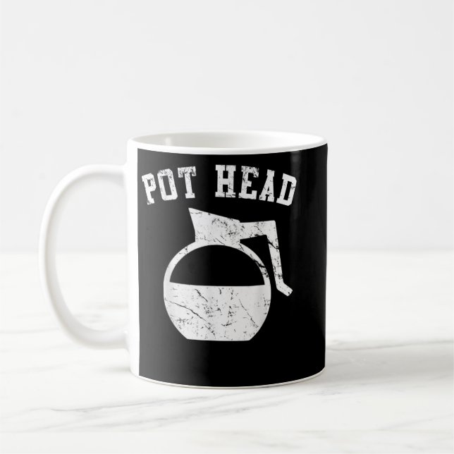 Taza De Café Coffee Pot Head (Izquierda)
