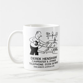 Taza De Café Coffee promocional de Carpenter & Joiner Business 