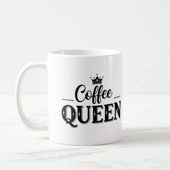 Taza De Café Coffee Queen Mug (Izquierda)