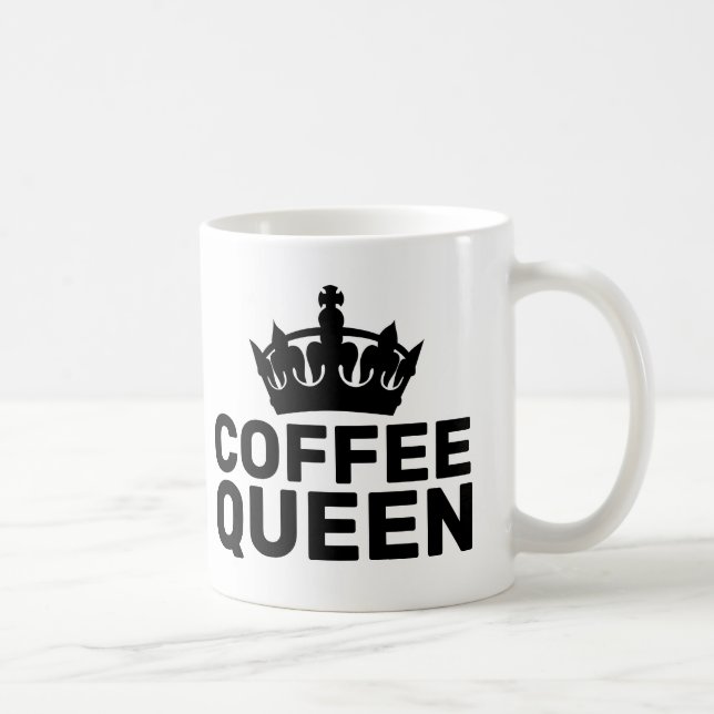 TAZA DE CAFÉ COFFEE QUEEN MUGS CUPS (Derecha)