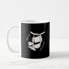 Taza De Café Coffee Sloth (blanco)