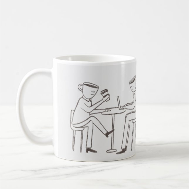 Taza De Café Coffee tastes better together- Tasse mit Spruch (Izquierda)