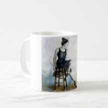 Coffee Tea Hot Cocoa Bailarín Ballerina Mug