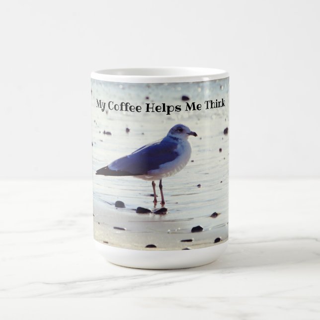 Taza De Café Coffee Think Seagull Beach Mug (Centro)