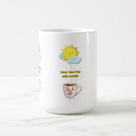 Taza De Café Coffee Time – Cute Smiling Cup