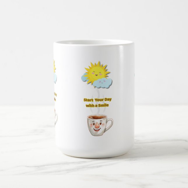 Taza De Café Coffee Time – Cute Smiling Cup (Centro)