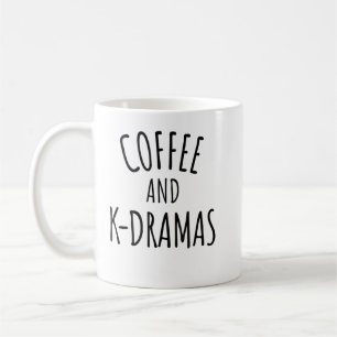 Taza De Café Coffee y K-Drama Lover T-Shirt