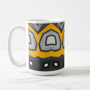 Taza De Café Cofre de diseño de patrón moderno clásico y colori