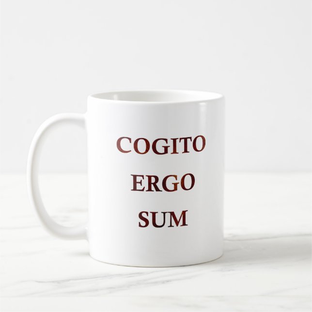 Taza De Café Cogito ergo sum (Izquierda)