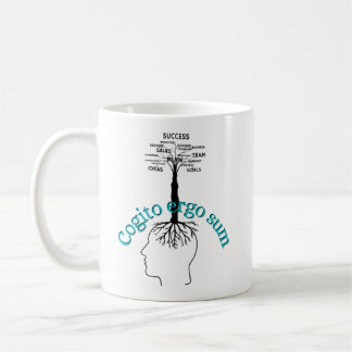 Taza De Café Cogito ergo sum (Je pense, donc je suis)