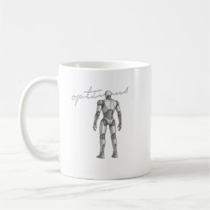 Taza De Café Cohete Espacial Profundo Futurista   Misión Espaci