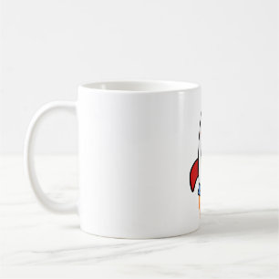 Taza De Café Cohete Kawaii
