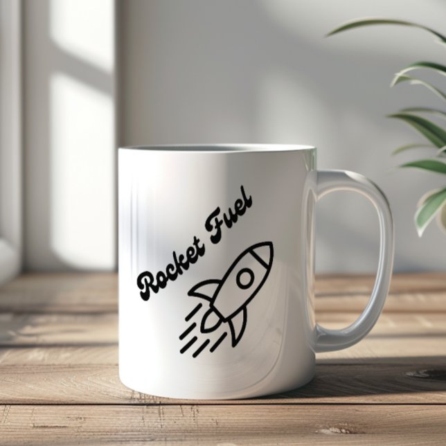 Taza De Café Cohete pequeño de combustible para cohetes (Subido por el creador)