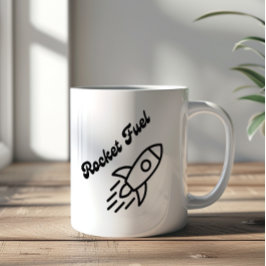 Taza De Café Cohete pequeño de combustible para cohetes