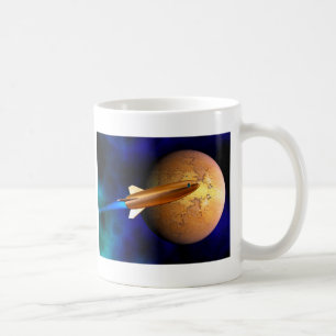 Taza De Café cohete vintage