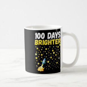 Taza De Café Cohetes de 100 días más brillantes del centésimo d