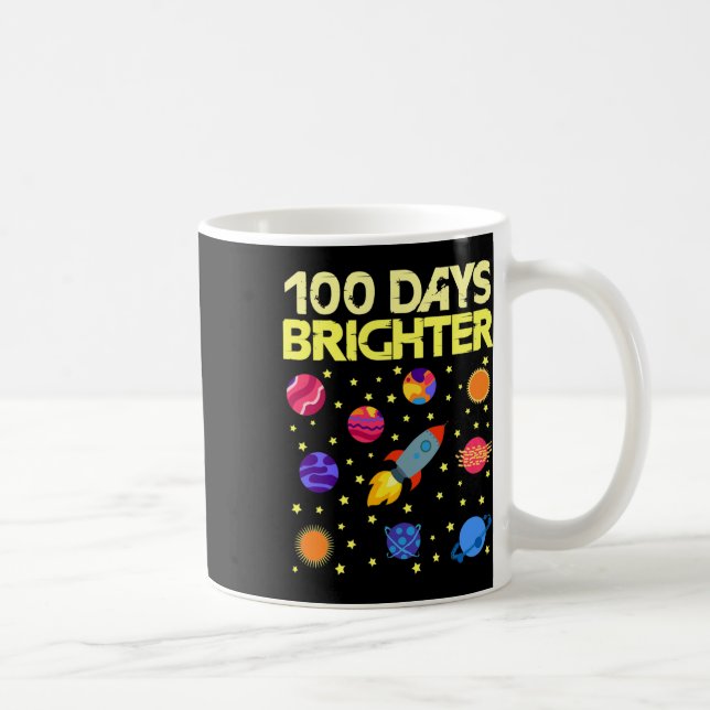 Taza De Café Cohetes De Estrellas Escolares Días Más Brillantes (Derecha)