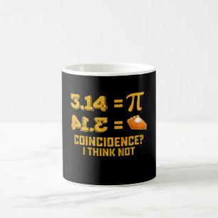 Taza De Café Coincidencia No Lo Creo Pastel Día Pi Matemáticas