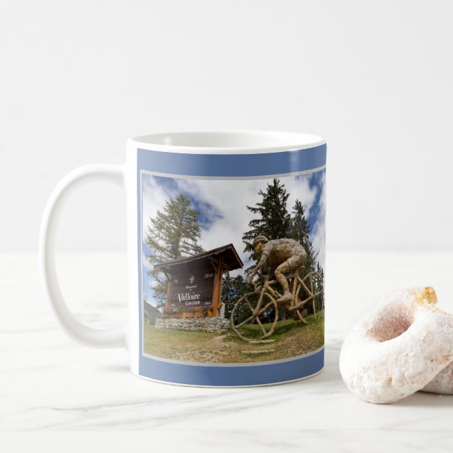 Taza De Café Col du Télégraphe, Valloire, Francia (Con donut)