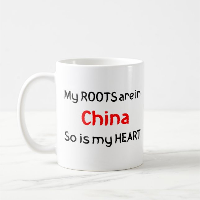 Taza De Café cola de café de raíces de china (Izquierda)