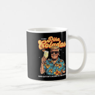 Taza De Café Coladas Donald Trump vacaciones de verano en Hawái