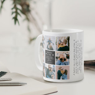 Taza De Café Colage de fotos 'Papá y yo' 1er Día del Padre