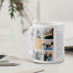 Taza De Café Colage de fotos 'Papá y yo' 1er Día del Padre