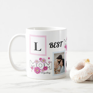 Taza De Café Colage de fotos personalizado de familia feliz y j